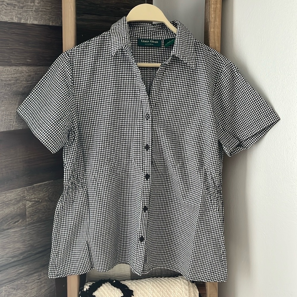 Vintage Plaid Top
